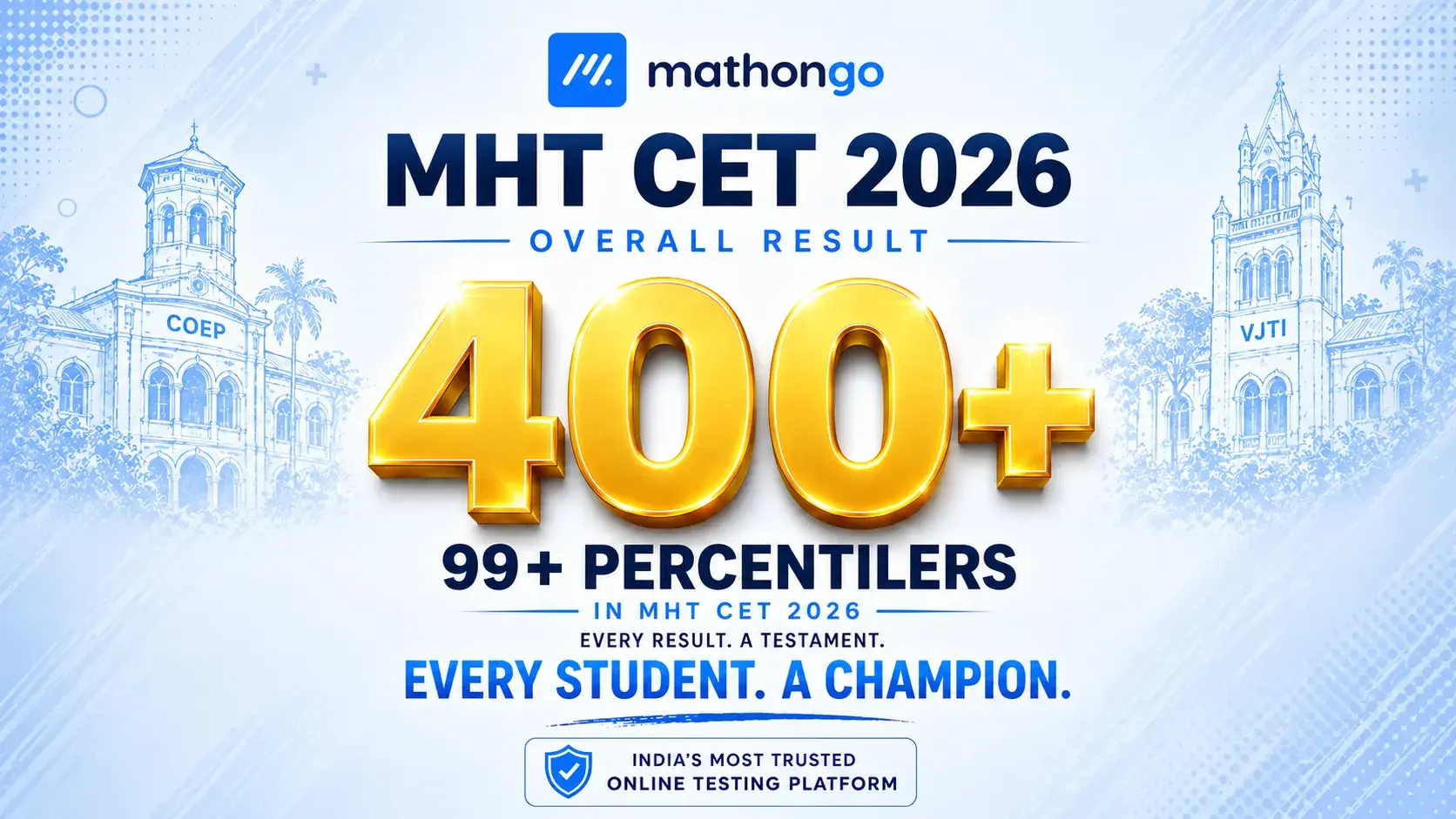 MHT CET 2026 Result Banner